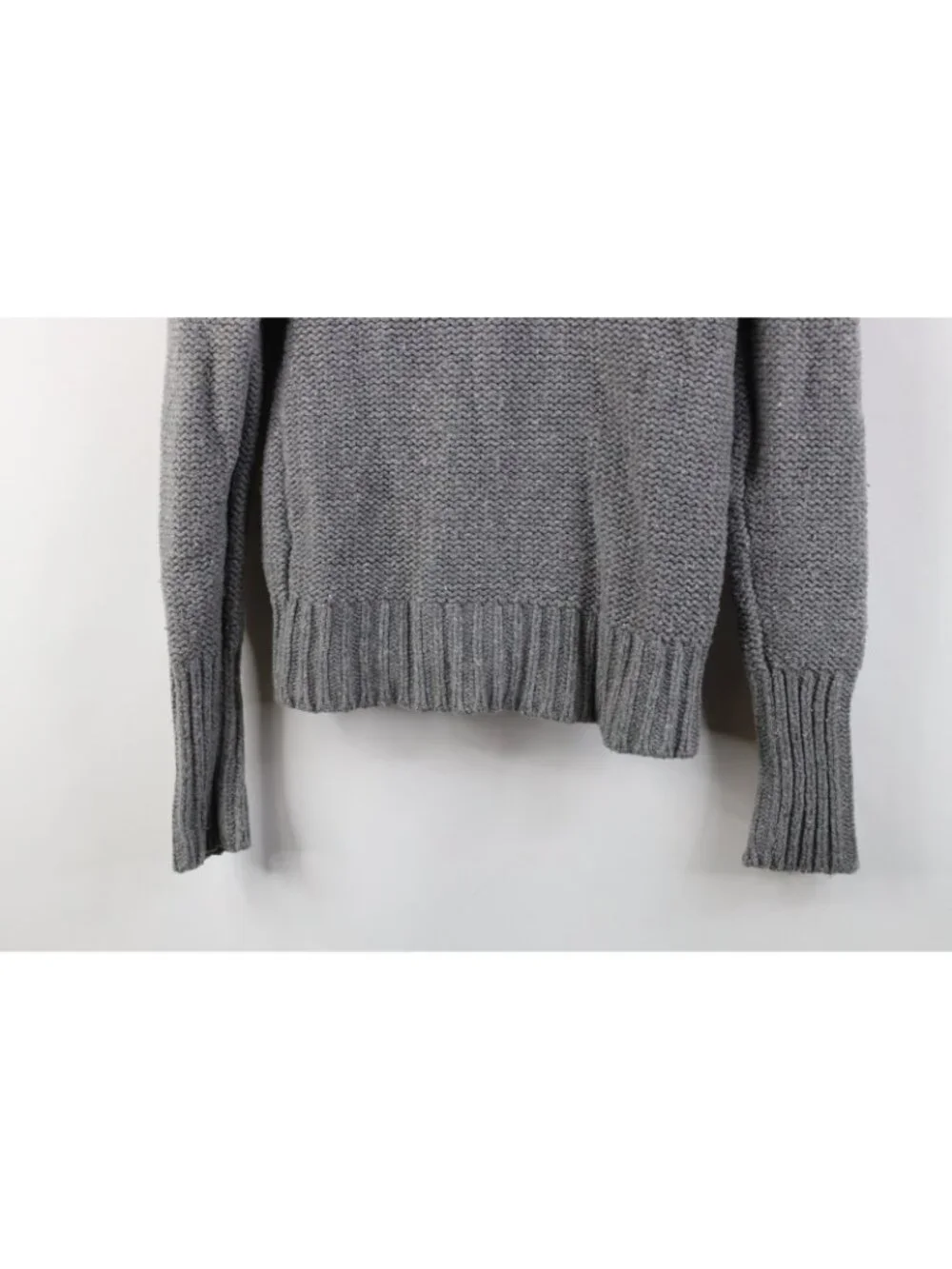 Vtg Y2K American Eagle Women M Babydoll Angora Wool Chunky Knit Cardigan Sweater